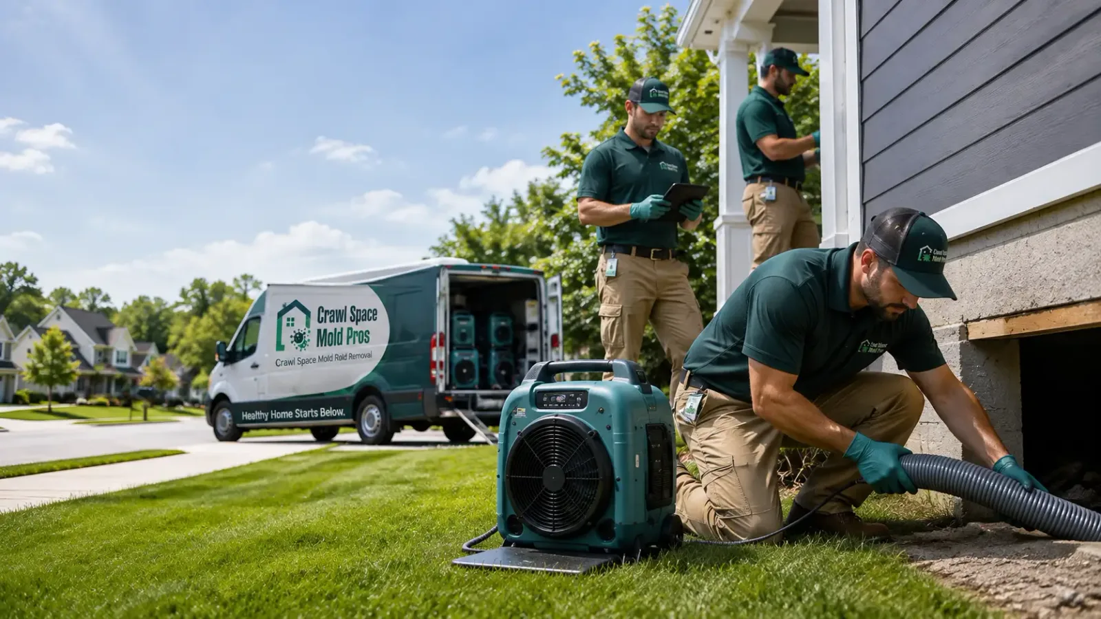 Crawl Space Mold Removal in Colby, KS